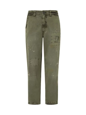 Obrázek produktu Kalhoty Pepe Jeans tmavě zelená
