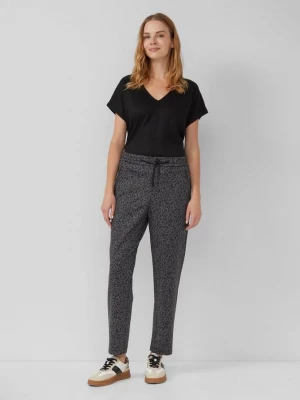 Obrázek produktu Kalhoty se střihem Relaxed Fit, s kapsami na zip a potiskem po celé ploše s.Oliver černá