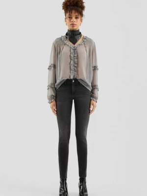 Obrázek produktu Kalhoty Skinny Fit / Středně vysoký pas / Skinny Leg / Elastické QS