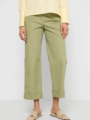 Obrázek produktu Kalhoty Tory Burch olivová
