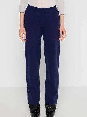 Obrázek produktu Kalhoty Tory Burch tmavě modrá