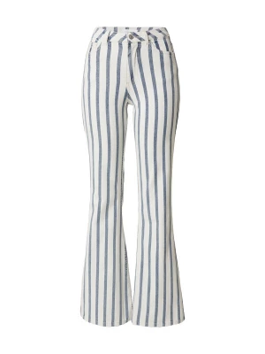 Obrázek produktu Kamila Šikl Džíny 'Striped flared jeans' modrá / bílá