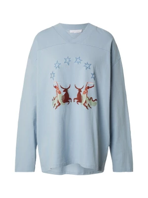 Obrázek produktu Kamila Šikl Tričko světlemodrá / hnědá / pastelově zelená