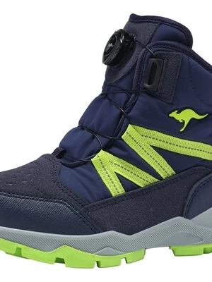Obrázek produktu KangaROOS Kozačky 'K-FR Riven' námořnická modř / svítivě zelená