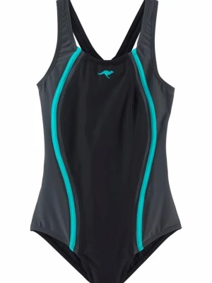 Obrázek produktu KangaROOS Plavky aqua modrá / čedičová šedá / černá