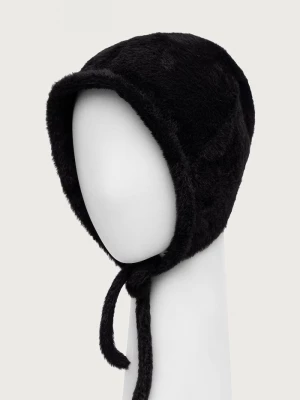 Obrázek produktu Kangol ušanka dámská FAUX FUR KNIT BONNET černá