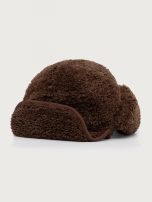 Obrázek produktu Kangol ušanka FAUX SHEARLING UTILITY FLAP hnědá