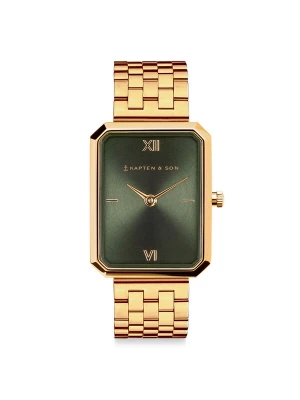 Obrázek produktu Kapten & Son Analogové hodinky 'Grace Gold Steel' zlatá / zelená
