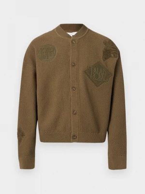 Obrázek produktu Kardigan Maison Kitsuné tmavě zelená