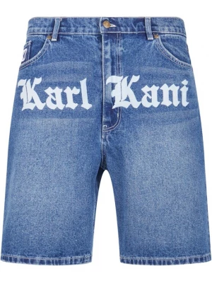 Obrázek produktu Karl Kani Džíny modrá / bílá