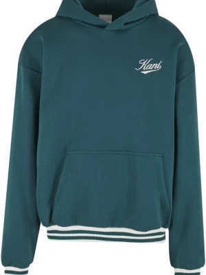 Obrázek produktu Karl Kani Mikina 'Cursive Varsity' tmavě zelená / bílá