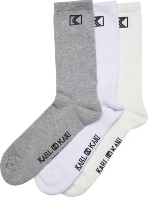 Obrázek produktu Karl Kani Ponožky šedý melír / černá / bílá / offwhite