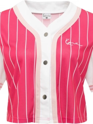 Obrázek produktu Karl Kani Tričko pink / růžová / bílá