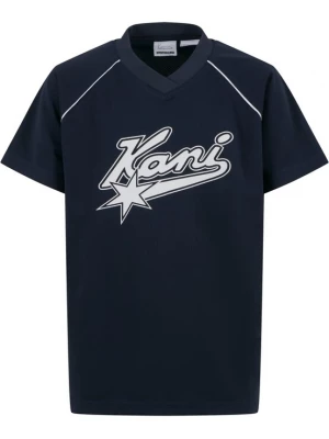 Obrázek produktu Karl Kani Tričko 'Varsity Star Soccer' tmavě modrá / bílá