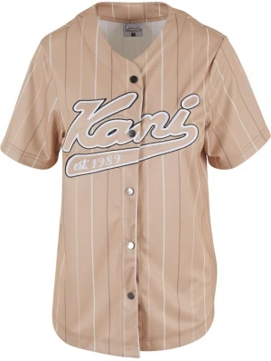 Obrázek produktu Karl Kani Trikot 'Varsity' písková / černá / bílá