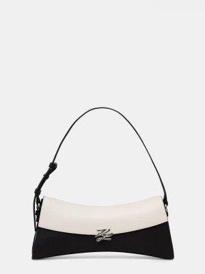 Obrázek produktu Karl Lagerfeld baguette kabelka dámská kožená K/AUTOGRAPH černá