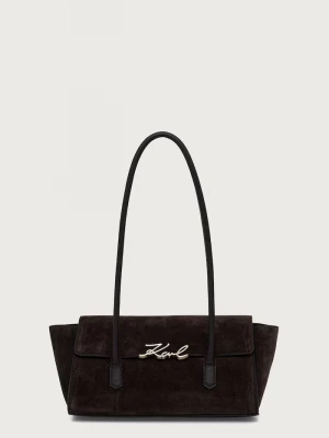 Obrázek produktu Karl Lagerfeld baguette kabelka dámská semišová K / SIGNATURE hnědá