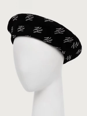 Obrázek produktu Karl Lagerfeld baret dámský s vlnou černá