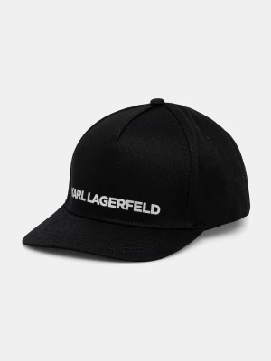Obrázek produktu Karl Lagerfeld Bavlněná baseballová čepice černá