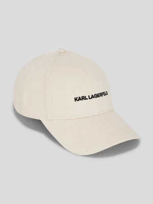 Obrázek produktu Karl Lagerfeld Bavlněná baseballová čepice K / ESSENTIAL béžová