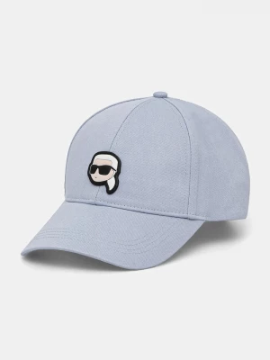 Obrázek produktu Karl Lagerfeld Bavlněná baseballová čepice Karl Lagerfeld modrá