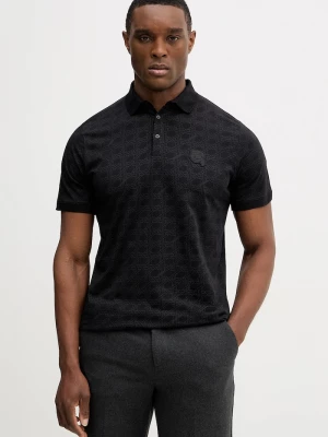 Obrázek produktu Karl Lagerfeld Bavlněné polo tričko černá