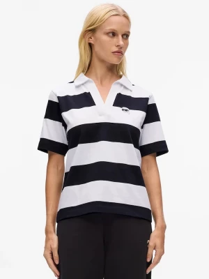 Obrázek produktu Karl Lagerfeld Bavlněné polo tričko Karl Lagerfeld IKON černá