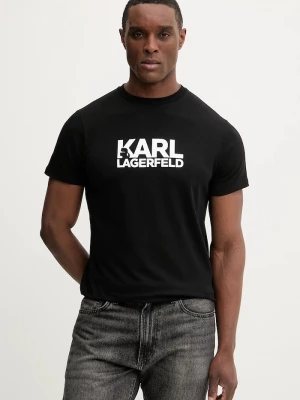 Obrázek produktu Karl Lagerfeld Bavlněné tričko Karl Lagerfeld černá