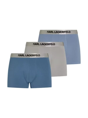 Obrázek produktu Karl Lagerfeld Boxerky kouřově modrá / šedá / černá