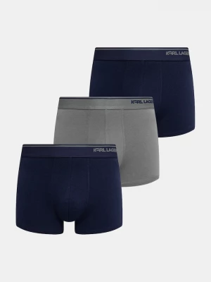 Obrázek produktu Karl Lagerfeld boxerky pánské bavlněné elastanem IKON 3-pack námořnická modř