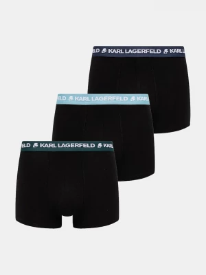 Obrázek produktu Karl Lagerfeld boxerky pánské bavlněné s elastanem 3-pack černá