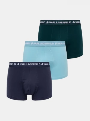 Obrázek produktu Karl Lagerfeld boxerky pánské bavlněné s elastanem 3-pack modrá