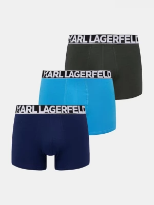 Obrázek produktu Karl Lagerfeld boxerky pánské bavlněné s elastanem 3-pack modrá