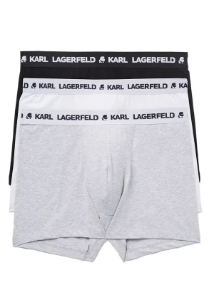 Obrázek produktu Karl Lagerfeld Boxerky šedá / černá / bílá