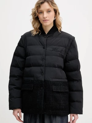 Obrázek produktu Karl Lagerfeld Bunda příměsí vlny černá