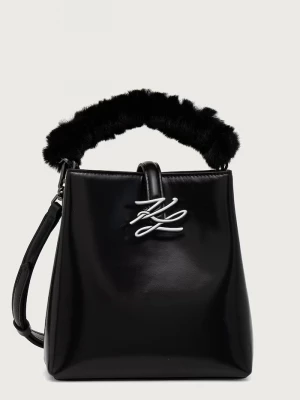 Obrázek produktu Karl Lagerfeld crossbody kabelka dámská kožená K / AUTOGRAPH černá