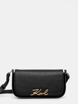 Obrázek produktu Karl Lagerfeld crossbody kabelka dámská kožená K / SIGNATURE černá