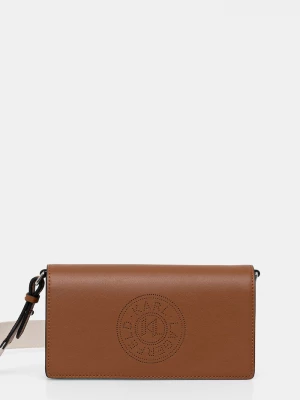 Obrázek produktu Karl Lagerfeld dámská kožená crossbody kabelka K / CIRCLE hnědá