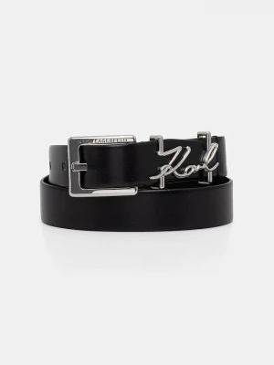 Obrázek produktu Karl Lagerfeld dámský kožený pásek K/SIGNATURE černá