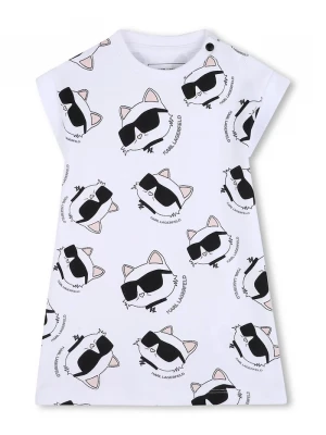 Obrázek produktu Karl Lagerfeld Dětské bavlněné šaty Karl Lagerfeld