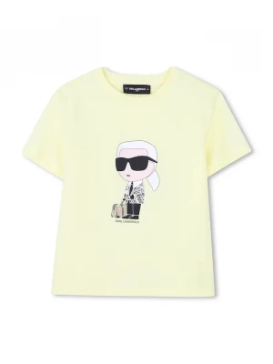 Obrázek produktu Karl Lagerfeld Dětské bavlněné tričko Karl Lagerfeld žlutá