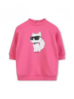 Obrázek produktu Karl Lagerfeld Dětské šaty s bavlnou Karl Lagerfeld růžová