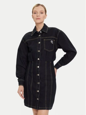 Obrázek produktu KARL LAGERFELD Džínové šaty A4W13019 Tmavomodrá Relaxed Fit