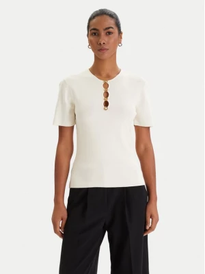 Obrázek produktu KARL LAGERFELD Halenka B1W18014 Écru Slim Fit Krémová