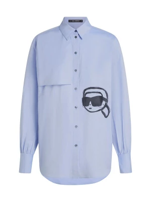 Obrázek produktu Karl Lagerfeld Halenka světlemodrá / černá
