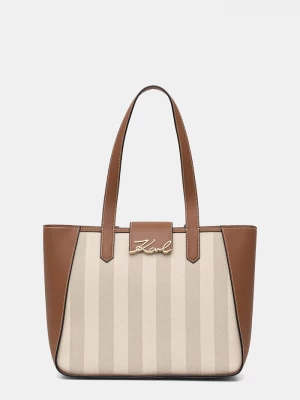 Obrázek produktu Karl Lagerfeld hobo kabelka dámská z imitace kůže K/SIGNATURE béžová