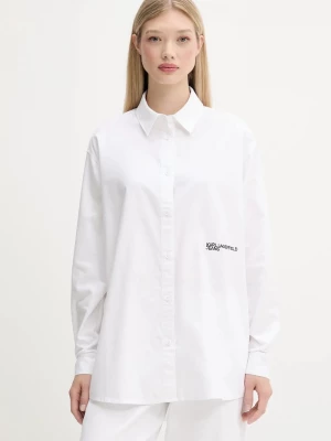 Obrázek produktu Karl Lagerfeld Jeans Bavlněná košile Karl Lagerfeld Jeans bílá