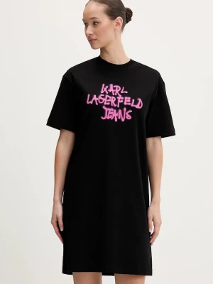 Obrázek produktu Karl Lagerfeld Jeans Bavlněné šaty černá