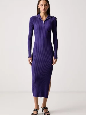 Obrázek produktu Karl Lagerfeld Jeans bodycon šaty s viskózou fialová