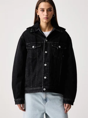 Obrázek produktu Karl Lagerfeld Jeans bunda dámská džínová x Pietro Terzini černá